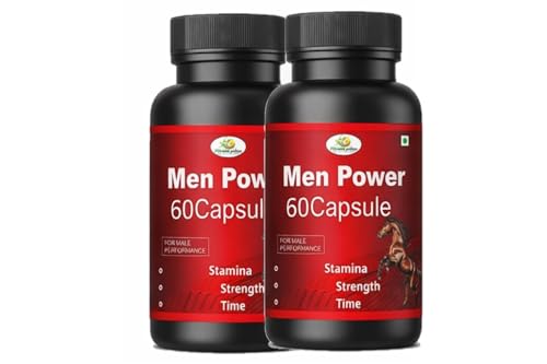 Image of Men Power Capsules for Men | Ayurvedic Inspired Formula | Daily Energy & Wellness Support | 120 Veg Capsules