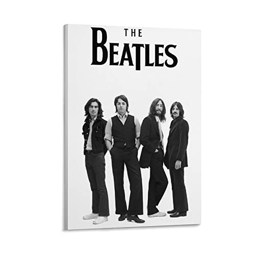 Poster de groupe de rock britannique The Beatles – Décoration murale rétro – Décoration murale pour la maison et la… - Les Beatles, Paul McCartney, John Lennon, RIngo Starr, George Harrison Poster de groupe de rock britannique The Beatles - Décoration murale rétro - Décoration murale pour la maison et la…