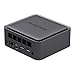 Maxtang Ryzen 6600h Mini pc (up to 4.5GHz) 32GB DDR5 Ram 1TB M.2 SSD Slot/Gaming PC for WiFi 6, USB3.2, USBC4, BT5.2, DP, HDMI, LAN 2.5G,Dual Fan Space Gray