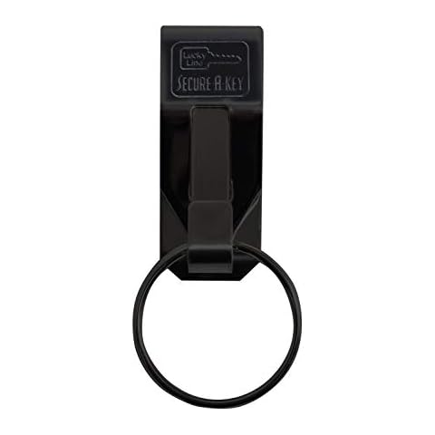 Lucky Line The "Original" Secure-A-Key Slip-On for Wide Belts, Black (4701) Cover