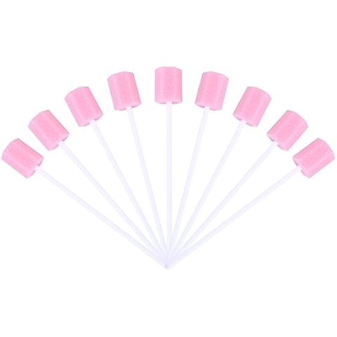ULTNICE 100pcs Desechable Oral Cuidado Esponjas Cover