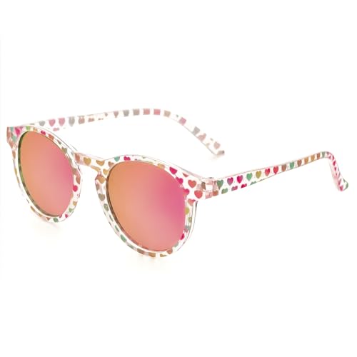 LIU·WEN Occhiali Da Sole Polarizzati Per Neonati 0-24 Mesi – Cinghia Regolabile, Montatura Flessibile In TPE, UV400, Colore Rosa - 2