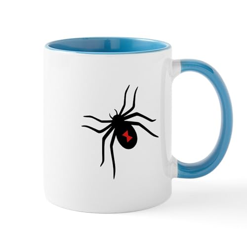 Taza de cerámica negra Black Widow de 11 oz miniatura 1