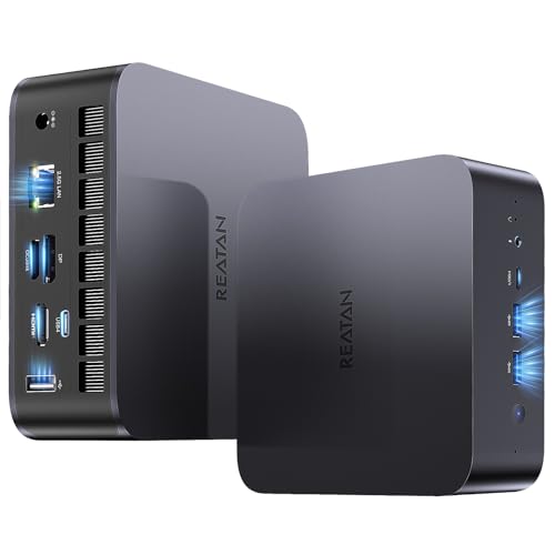 Image of Reatan Mini PC Gaming OCuLink AI AMD Ryzen 7 255, Mini Computers, Built-in Dual Speakers, 2.5Gbps LAN,HDMI 2.1, 8K USB 4.0 Wi-Fi 7 /BT5.4 Barebone, NO RAM, NO Storage, NO System