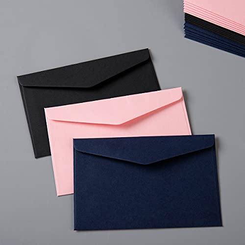 120 Pack Kraft Mini Envelopes Small Envelopes Self-Adhesive Tiny Pockets For Business Cards Christmas Holiday Small Gift Cards Invitations Cards(4.13"×2.76") (Pink) #TOP4