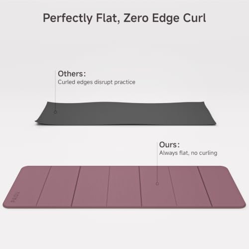 PAIDU Foldable Yoga Mat 10mm Thick, 75"x26" Non-Slip Fitness Exercise Mat by PAIDU - Used condition - Image 7