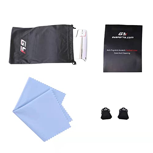 Gy Football Visor, Professional Football Helmet Visor, Eye-Shield Suitable For Youth Football Helmet And Adult Football Helmet, Including Visor Clip(Gy-Fv007 Silver) #TOP4