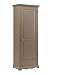ACTUAL DIFFUSION Windsor Armoire Bonnetière Taupe Charme, pin, 42x70x186 cm