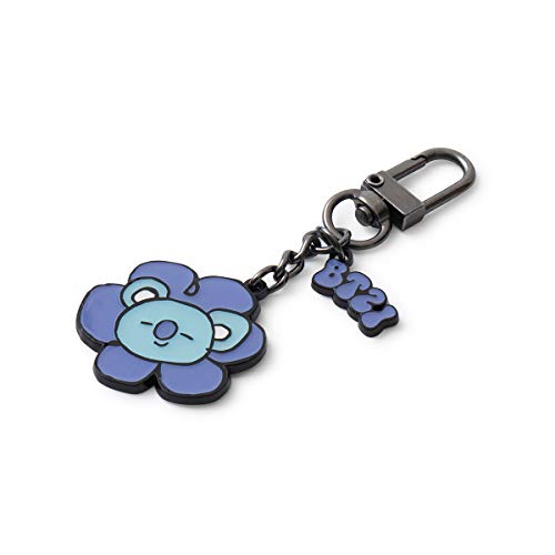 Bt21 Flower Collection Koya Character Metal Keychain Ring Holder #TOP3
