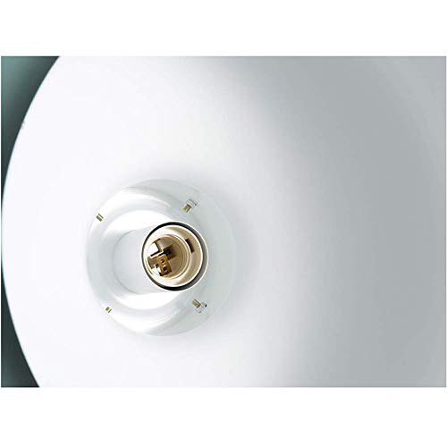 Lámpara colgante de decoración gris E27 con pantalla de 26cm elegante 3