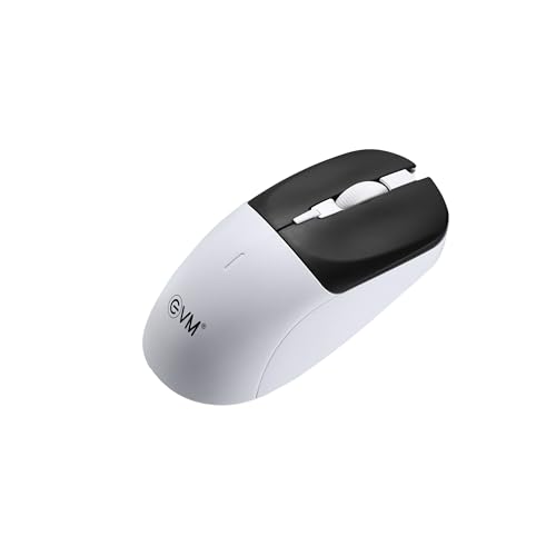 Image of EVM 2.4GHz Wireless Mouse with USB Receiver | 1200 DPI Optical Sensor | 4 Keys Ergonomic Mouse | Smooth Tracking | Wireless Mouse for Laptop, Desktop & Mac | EWLM-630-Black