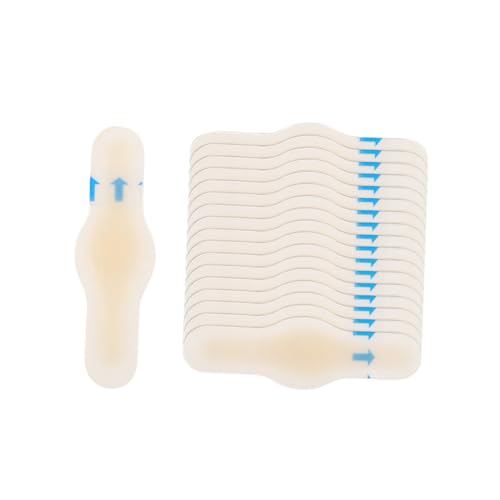 WEKADRIN 15pcs Gel Heel Guards for High Heels Invisible Thin Blister Cushions with Strong Self-Adhesive Anti-Slip Back Protectors for Comfortable Shoe Fit and Blister Prevention