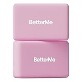 BetterMe Yoga Blocks Set of 2 – High Density Foam Yoga Blocks for Stretching, Pilates & Workouts – Lightweight Non-Slip Exercise Blocks for Flexibility & Balance (Raspberry Pink)