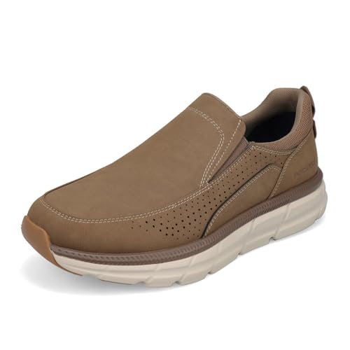 Basket Dockers Homme Go-Time Taupe 40 : chaussure basse casual de tous les jours