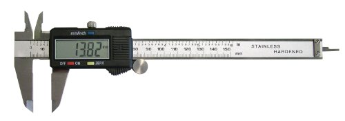 Calibre digital Metrica 10002 con pantalla para mediciones de 0-155 mm