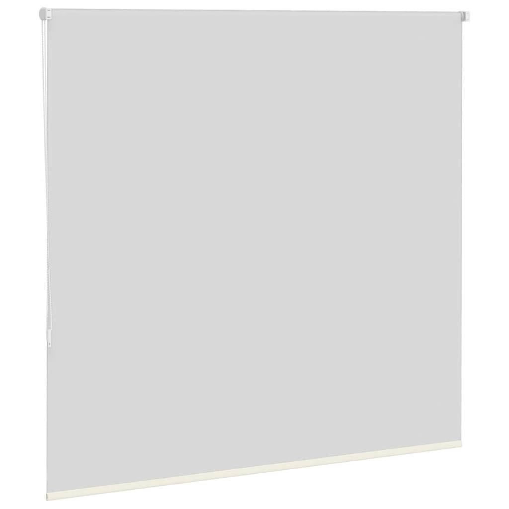 Tenda avvolgibile opaca, bianco sporco, 165 x 130 cm | 100% poliestere, facile da pulire, montaggio con viti o senza foratura, regolazione in altezza con catena