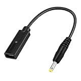 Mcbazel Adaptateur de Câble de Charge USB Type C Femelle Compatible avec les Consoles PSP 1000/2000/3000 et PSP E1000   Noir(18.2cm)