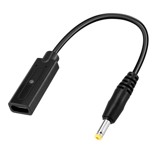 Mcbazel Adaptateur de Câble de Charge USB Type-C Femelle Compatible avec les Consoles PSP 1000/2000/3000 et PSP E1000 - Noir(18.2cm)