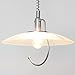 Produktbild Praktische Hängeleuchte in Silber Zeitloser Stil inkl. 1x 12W E27 LED 230V Pendelleuchte aus Metall & Glas höhenverstellbare Hängelampe für Küche Pendellampe Lampe Leuchten Beleuchtung innen