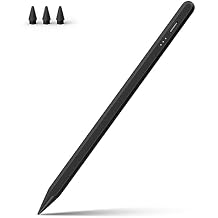 قلم Stylus لأجهزة iPad ، 13 دقيقة من قلم الشحن السريع مع رفض النخيل ، حساسية الإمالة ، متوافق مع 2018-2024 iPad Air 3/4/5/6 ، iPad Mini 5/6 ، iPad 6/7/8/9/10 ، iPad Pro 11 "/ 12.9" / M4 Black