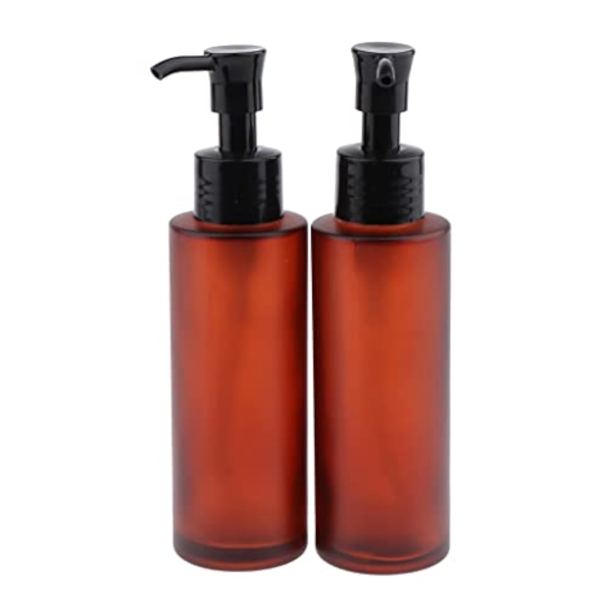 Refillable Empty 100ml Glass Pump Bottle for Cosmetics
