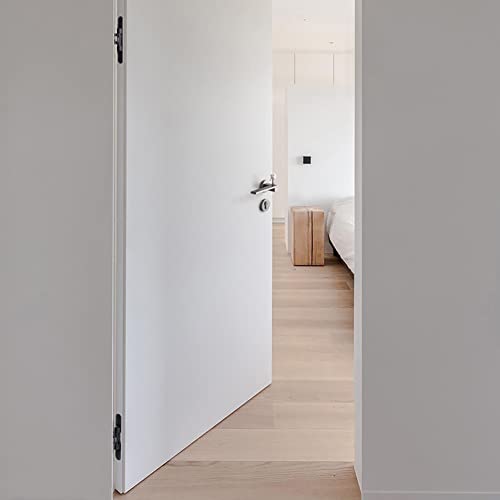 Tambee 6Inch Hidden Door Hinges Invisible Hinges Concealed Hinges Zinc Alloy 180 Degree Swing Hinge 3 Way Adjustable Butt Hinge 6 X 2.5 X 1 Inch Black (2 Hinges) #TOP3