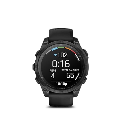 Image of Garmin tactix 8 47mm, AMOLED Display, Premium Tactical GPS Smartwatch, Includes Applied Ballistics Ultralight Solver, Renewed