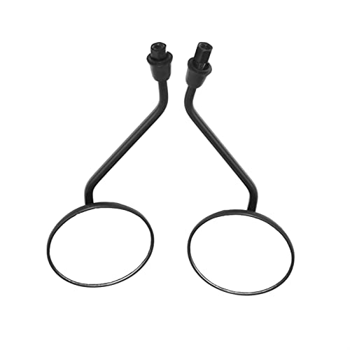 Rétroviseur moto universel arrondi 8mm 10mm pour scooter Yamaha BMW
