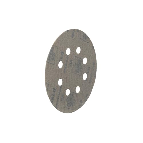 Image of Taparia Velcro Sanding Disc (5 inch / 125mm, 180 Grit, 8-Hole, Pack of 10)-Durable Abrasive Sheet, Fast Change Velcro Backing-For Wood, Metal Surface Finishing-Carpentry, Automotive, Construction