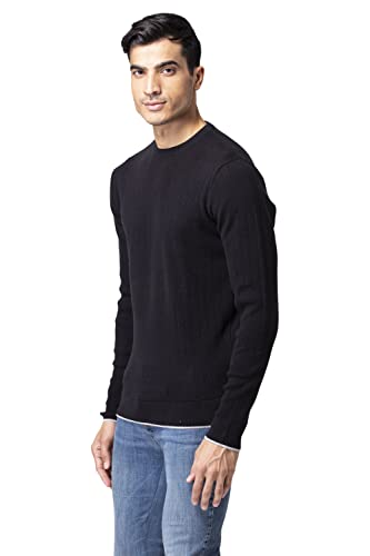 Image of Allen Cooper Solid Sweater for Men