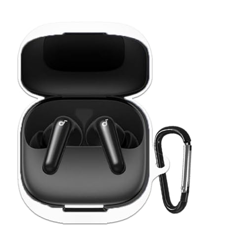 BUITFOU For Anker Soundcore P31i �P�[�X P31i �P�[�X �_�炩�� �V���R���� �����h�~ �L�Y�h�~ �ϏՌ� �h�o �y�� �����[�d�\ �J���r�i�t�� �����h�~(�z���C�g)