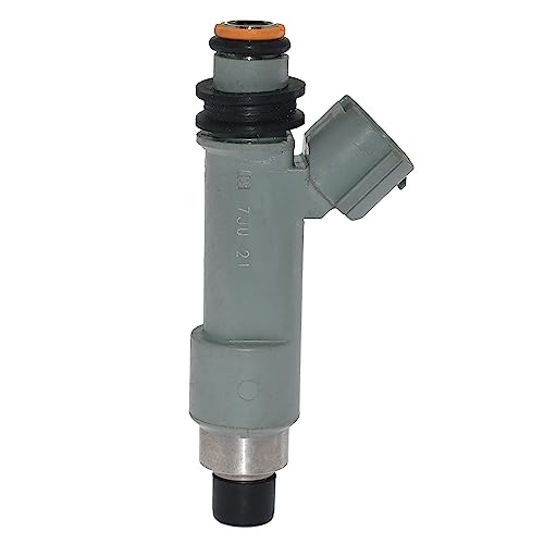 1PCS Fuel Injector 297500-0540 Replacement Compatible with for Suzuki Jimny Liana Swift SX4 1.3 1.6 2005-2014, 2 Pins 12 Holes Silver Gray