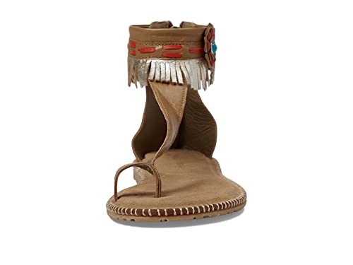 Manitobah Mukluks Wasaga Ankle Sandal Light Brown/Brun Leger 6 M2