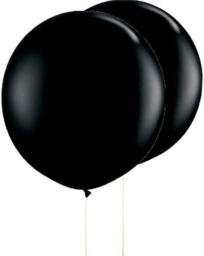AZOWA Black Balloons 36 In Gaint Round Balloon Pack of 10