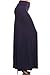 Women's Stylish Spandex Comfy Fold-Over Flare Long Maxi Skirt Made in USA