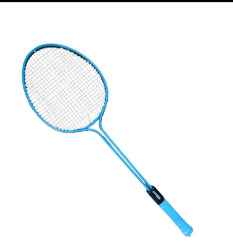 Image of Double Shaft Badminton-Racket, Set of 2 Combo Kit with 2 Pieces Plastic Shuttlecocks