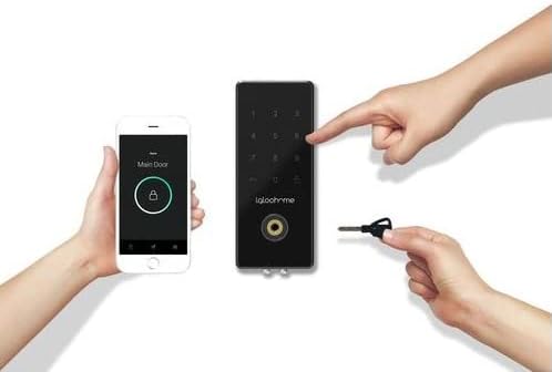 Igloohome Deadbolt 2S Digital Smart Lock, Keyless Entry, Electronic Keypad, Airbnb Sync - Remotely Generate Bluetooth-Keys/Access Codes for Single Use/Recurring Visits/Exact Date/Time Without Internet