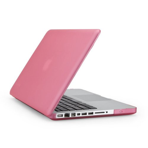Speck Products SeeThru Satin Soft Touch, Hard Shell Case for MacBook Pro 13-Inch, Bubblegum Pink (SPK-A1174)