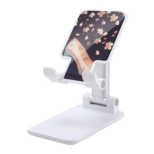 QMNBTES Crystal High Heels Phone Stand Phone Holder Phone Mount Phone Stand for Desk Cell Phone Stand iPhone Stand Office Phone Stand for Desk Portable Phone Stand Travel Phone Stand White-Style
