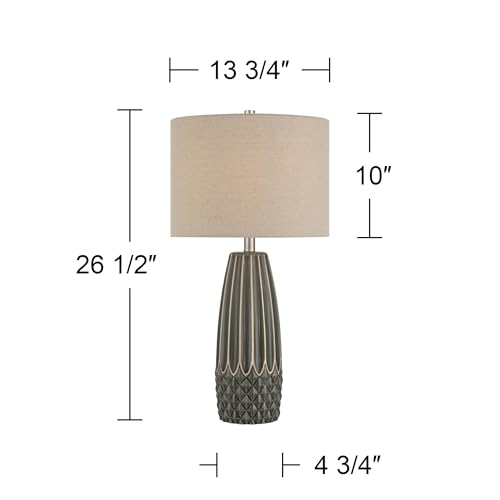 Lámparas de Mesa Olsen Geométricas 26.5" Altura Juego 2 miniatura 4