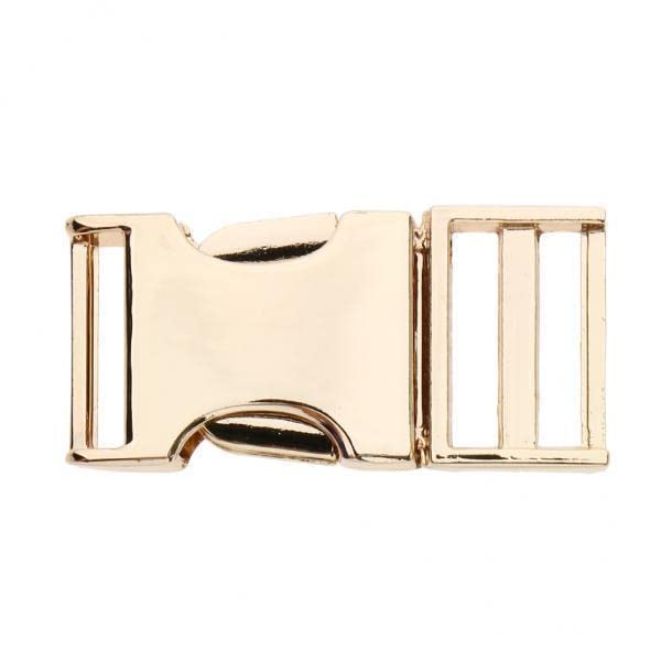 merishopp 2xMetal Bag Webbing Belt Buckle Clip Clasp Inner diameter 19mm Gold| Luxury | Designer | Western-picture-36