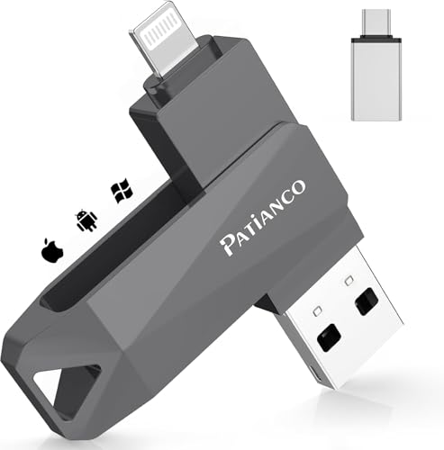 Chiavetta USB Lightning 3 In 1 – 256 GB, Ad Alta Velocità, Compatibile Con Android, PC E Dispositivi OTG