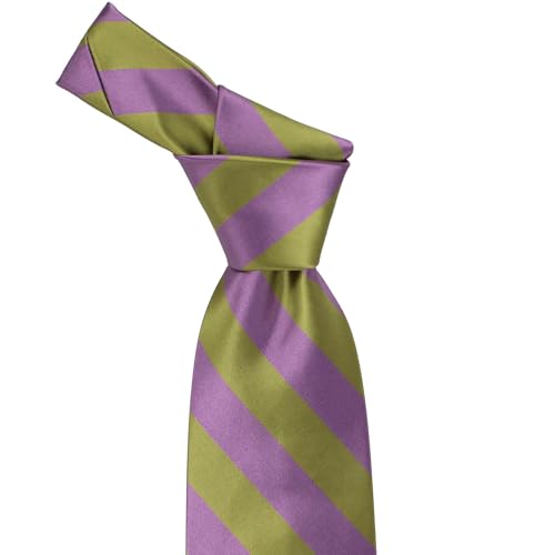 Image of tiemart Men's Striped Tie Standard Length