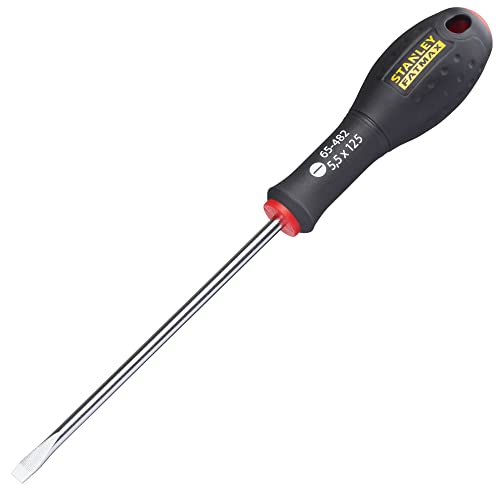 Image of STANLEY 0-65-482 FATMAX SCREWDRIVER FLARED 5.5 X 125MM