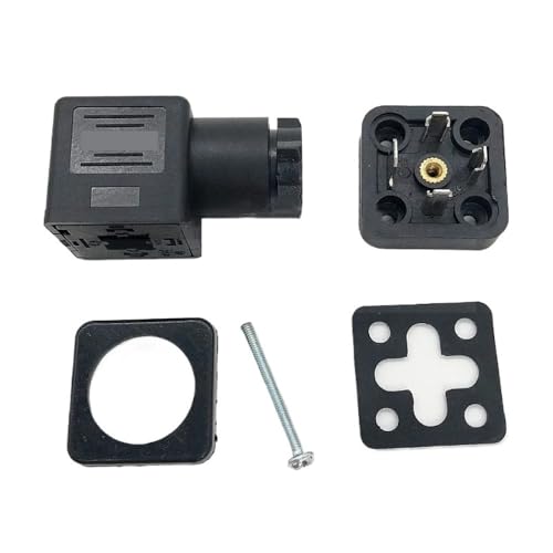 Kit électrovanne DIN43650A connecteur hydraulique 3PIN boîtier carré 18mm - 2