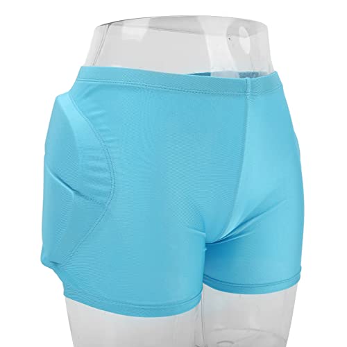 Protective Short PantsHip Guard,Ski Protective Underwearfor Cycling Ski SportsPadded Shorts (L)