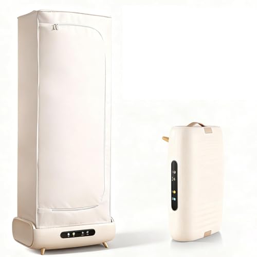 CIELOBLOEN Máquina de Planchar Automática, Secadora de Ropa y Plancha de Vapor con Flujo de Calor 360°, Aromatizante Integrado, 800W, Control Remoto para Planchado Secado Rápido CIELOBLOEN Máquina de Planchar Automática, Secadora de Ropa y Plancha de Vapor con Flujo de Calor 360°, Aromatizante Integrado, 800W, Control Remoto para Planchado Secado Rápido