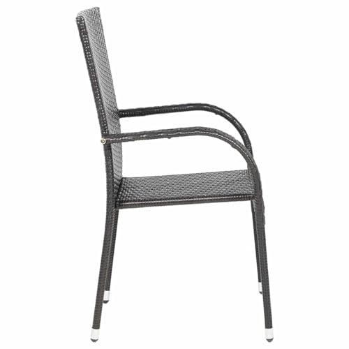 Chaises de jardin compactes Gecheer lot de 2 pour petits balcons - 6