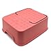 HongK- Maroon Kid,Baby,Toddler Double Up 2 Step Stool Anti-Slip Sturdy Two Step Stool For Potty Training, Bathroom, Kitchen, Toilet Stools, Nursery Furniture [P/N : ET-BABY008-BORPOWDER]