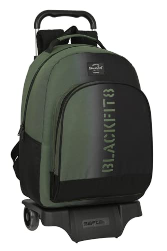 Blackfit8, Mochila con Carro Reciclado Gradient 32X42X15Cm Unisex niños, Mulicolor, Estándar